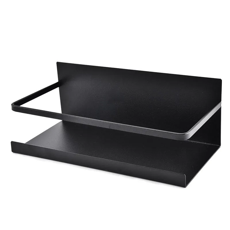 

High quality multiple use magnetic kitchen refrigerator side single-layer storage shelf rack