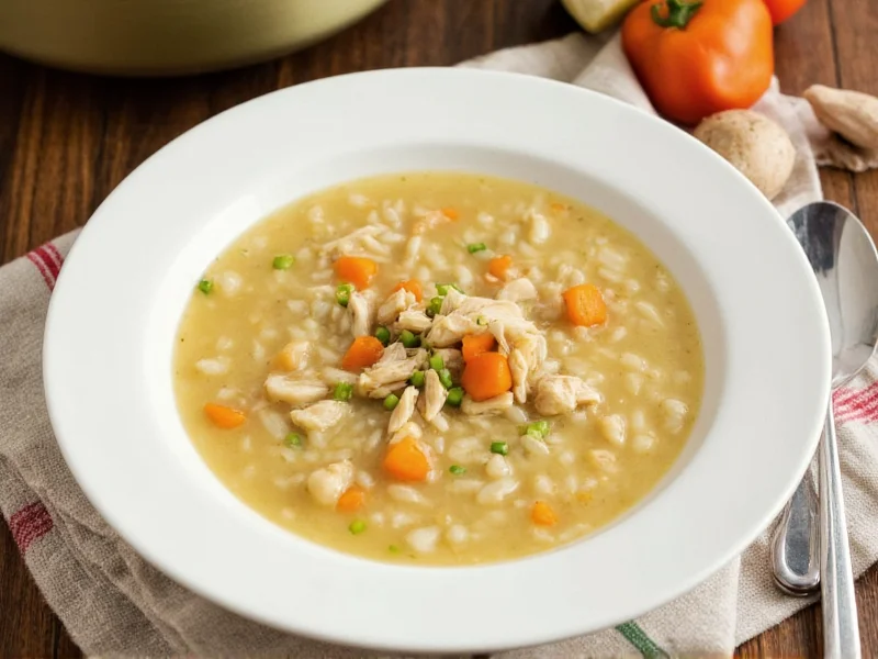 Easy Chicken and Rice Soup Recipe in 30 Minutes