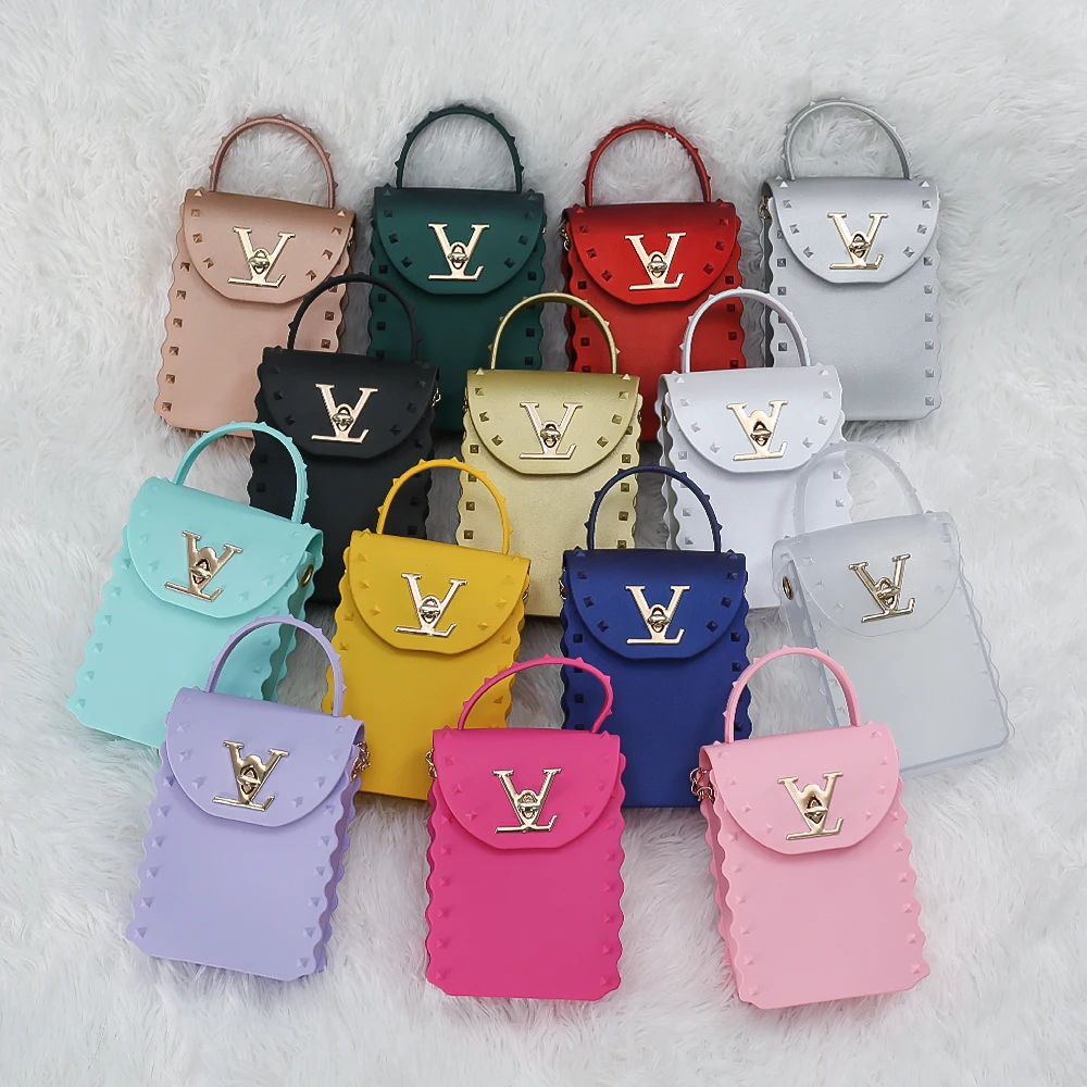 

New arrival designers handbags famous brands pvc bag jelly purse women hand bags