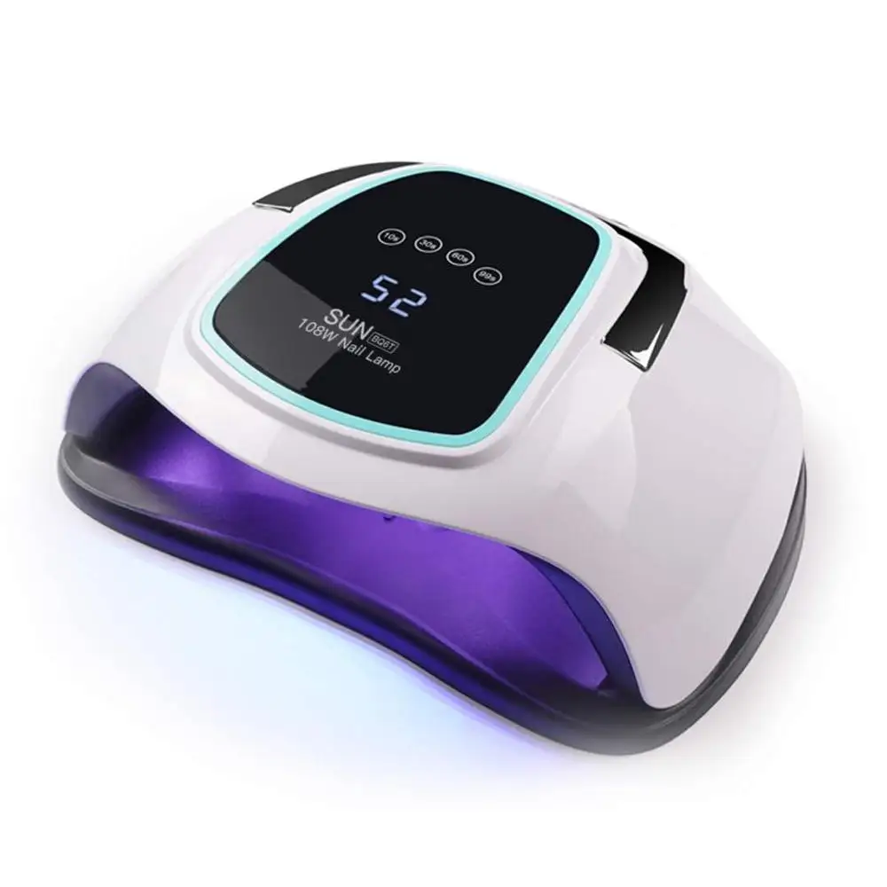 

Factory Supply Gel Polish Dryer Rechargeable SUN BQ6T 108W UV Led Nail Lamp With High Quality