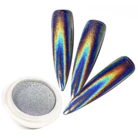 

Newby chrome powder loose glitter private label nail art mica powder holographic pigment