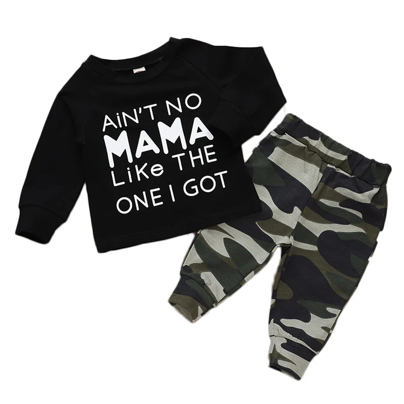 

Hot sale boutique casual spring comfortable tracksuit kids little children infant toddler boys clothing sets baby