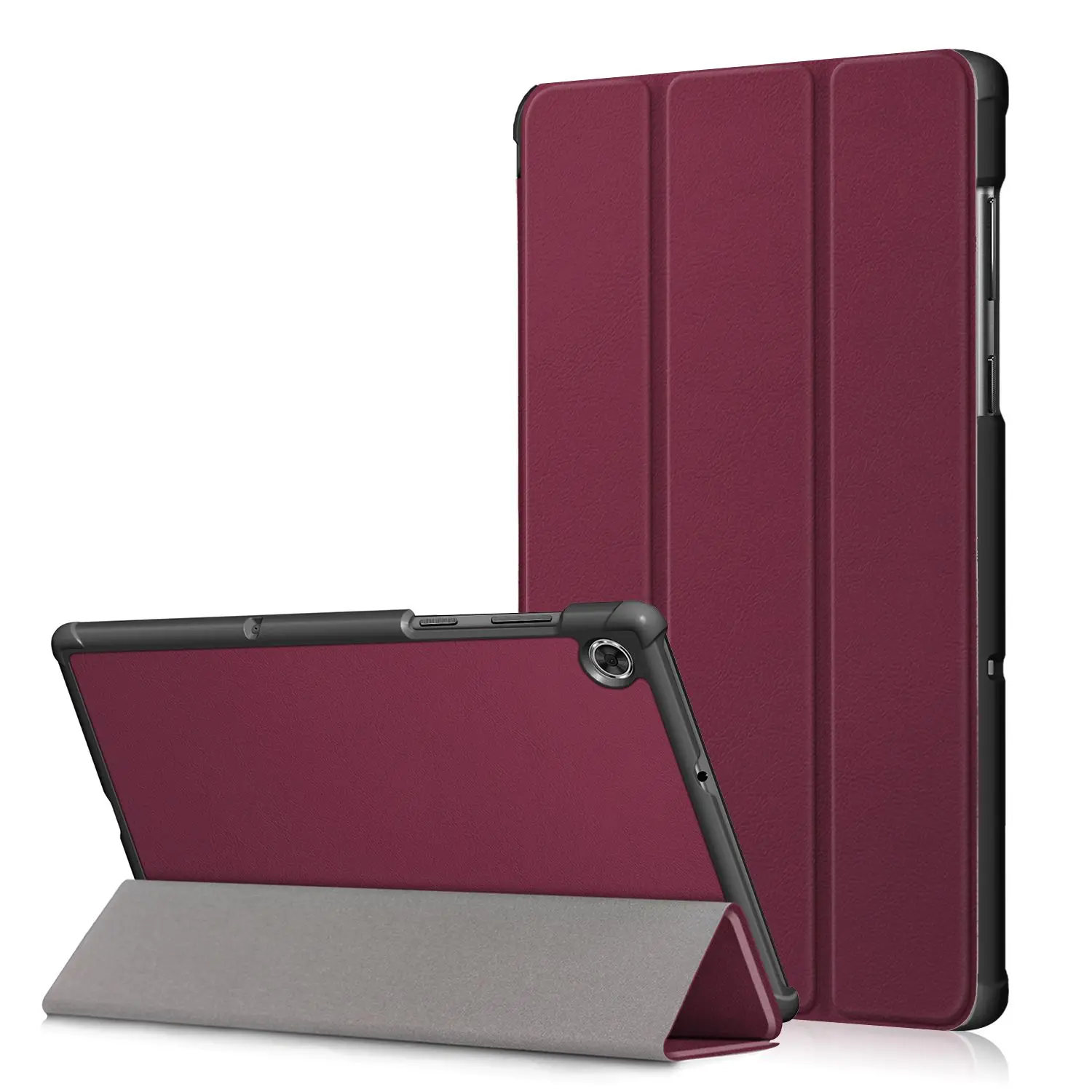 

Tablet Cover Case For Lenovo Tab M10 FHD Plus TB-X606F TB-X606X Tri-fold Bracket Flip Covers, Black, dark blue, gray, purple, red, rose gold, and as photo