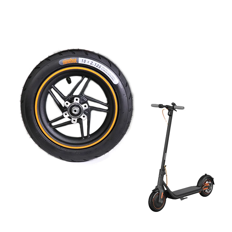 

Original Rear Wheel Assembly for Ninebot F40 Electric Scooter Wheel with 10*2.125 Outer Tyre + Inner Tube Accessories