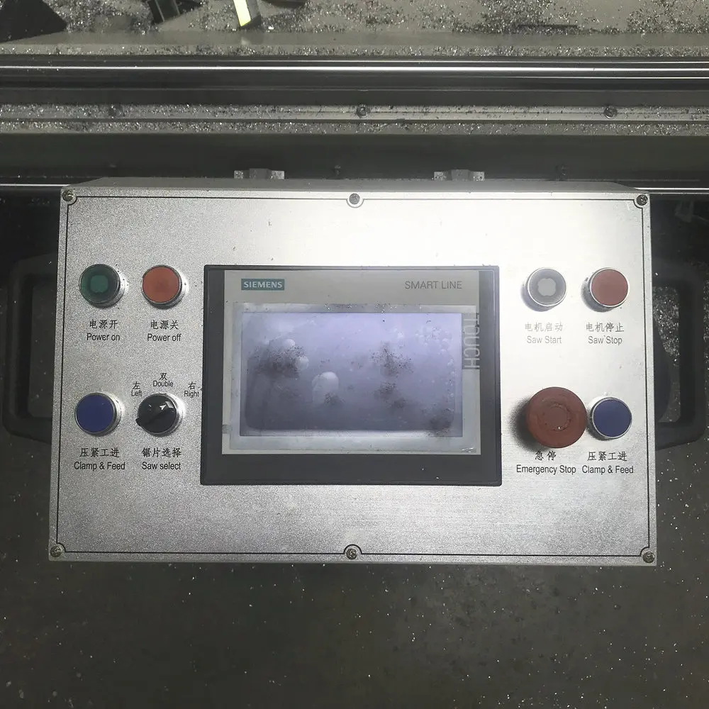 
Factory Made Overseas Service Available Window Machine aluminium double miter cutting saw 