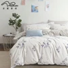 New developed rotary screen print pattern disposable bed sheet cotton bedding set
