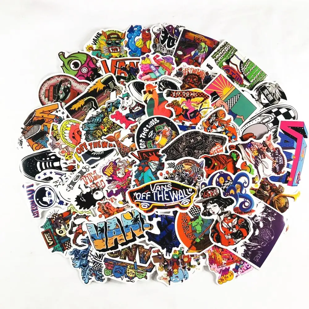 

100 PCS Fashion Vs Logo Brands Skateboard Stickers for Adult boy, Multiple colour