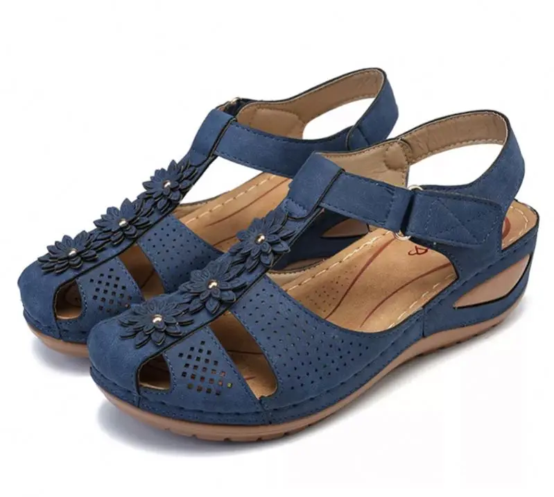 

2020 New Hot Sale Women Sandals Wedges Shoes Woman Casual Heels Sandals Soft Bottom Platform Sandals D0214-1, Picture shown