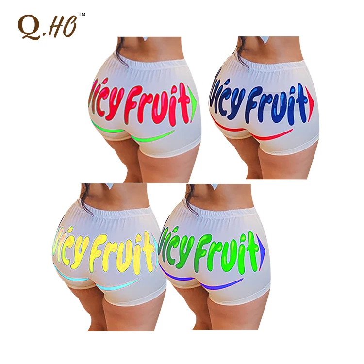 

Hot selling pattern women's skinny waterproof volleyball shorts women's shorts with hole, 6 colors