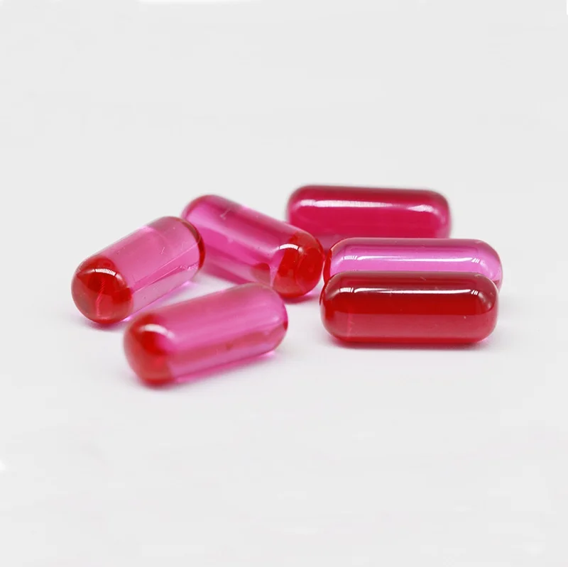 

Ruby Pillar ,ruby cylinder, ruby capsule, Red