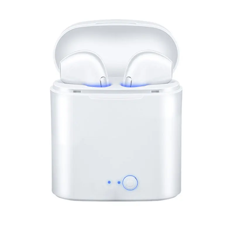 

Macaron i7s i12 tws wireless True Wireless Auto Connecting Stereo Earphone for Sports Running, Black, white