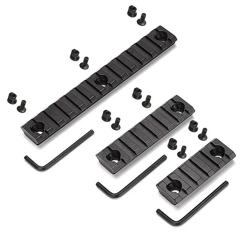

Aluminum Keymod Scope Mount 3 Sizes weaver to picatinny rail adapter keymod rail section, Black