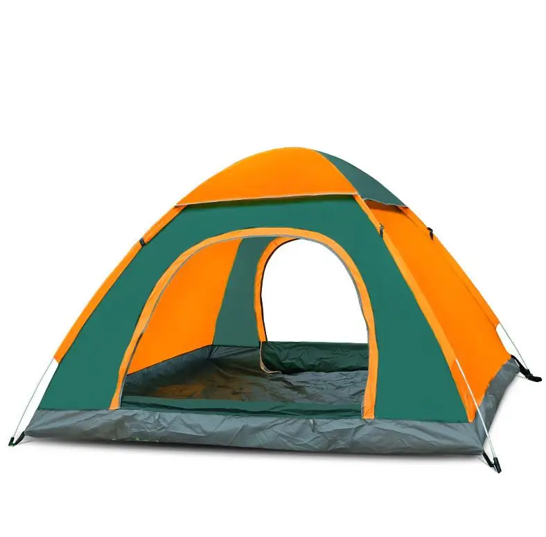 

UPF 50+ zelt barraca 2 3 4 Man Tent waterproof Family foldable tents camping outdoor, Blue , green