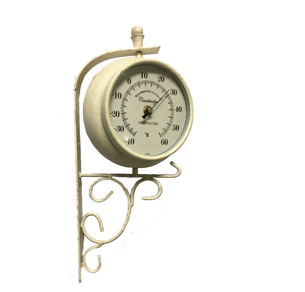 Outdoor Waterproof Metal Antique Rustic Two Face Double Sided Wall Clocks Station Clock Buy