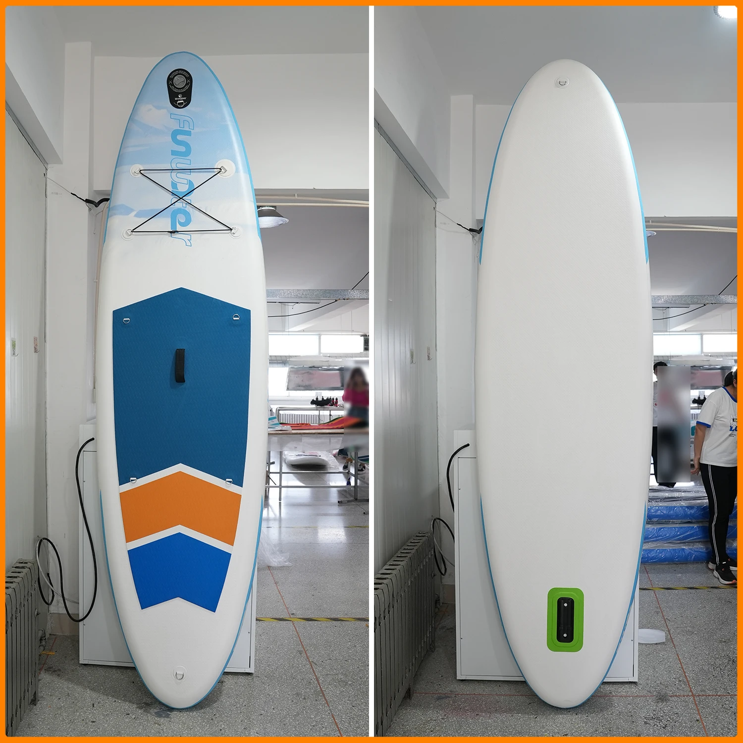 

FUNWATER Dropshipping OEM 11' sup board inflatable paddle board paddleboard with accessories surfboard supbord