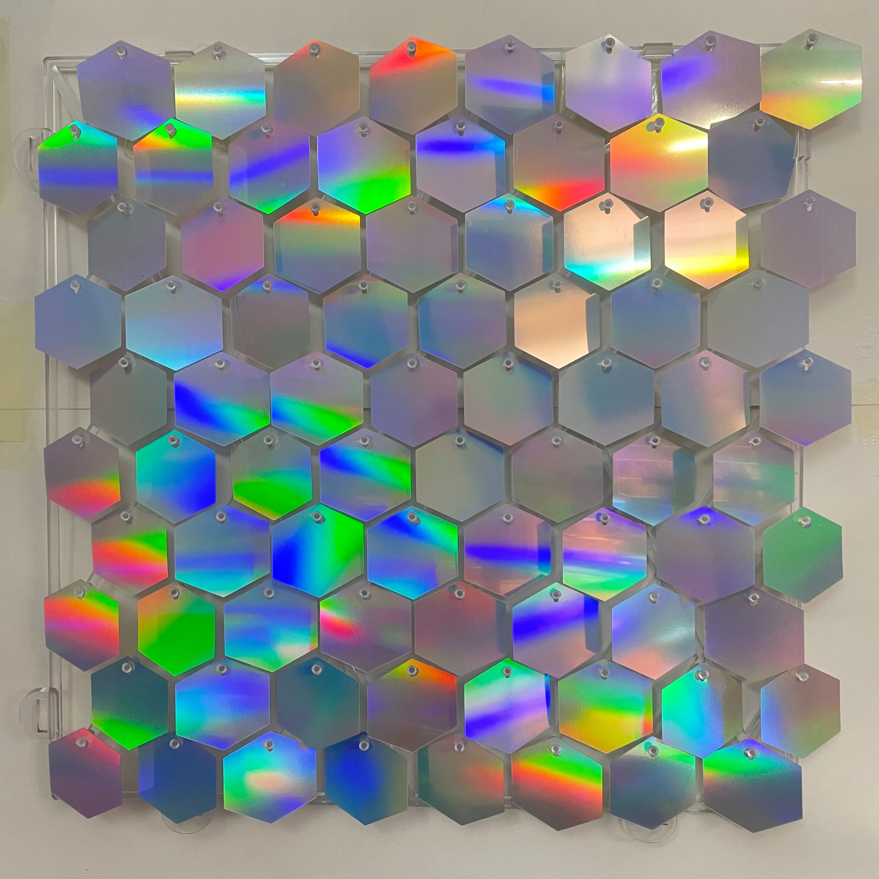 

Free Shipping sequin wall panels decorations hexagon sequin shimmer wall shimmer sequin panel wall decorative