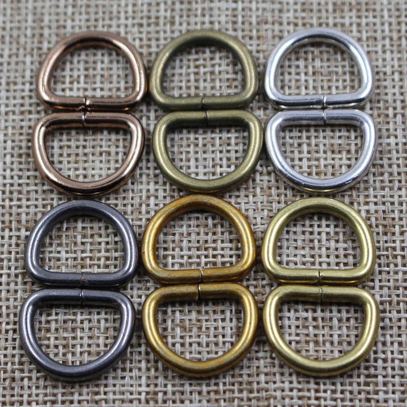 

Manufacturer wholesale metal bag accessories d ring buckle for leather, Customized