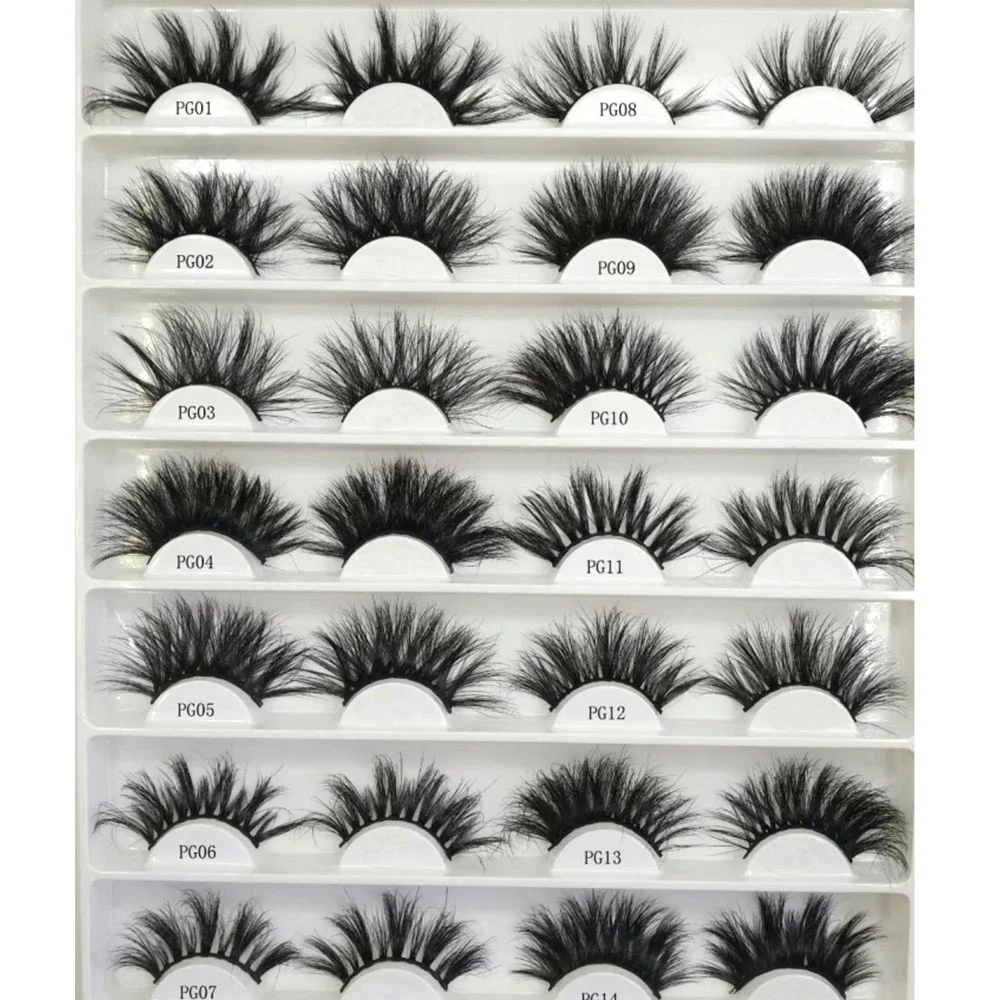 

wholesale high quality eyelashes fluffy mink eyelashes private label 16 mm eyelashes