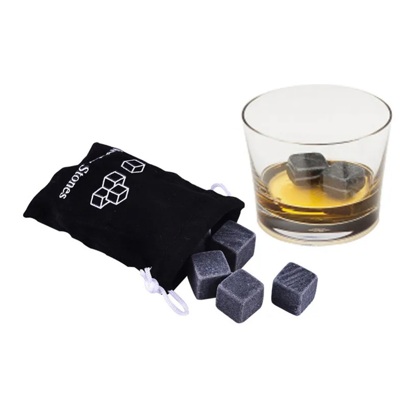 

Natural Chilly Stones Sipping Ice Mold Whisky Rocks Cooler Party Wedding Gift