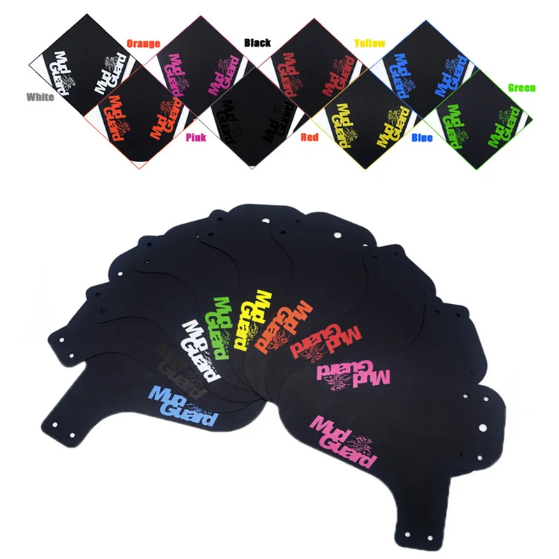 

Colorful MTB Road Bike Mud Flaps Cycling Bicycle Wings Front Bicycle Mudguard, Black