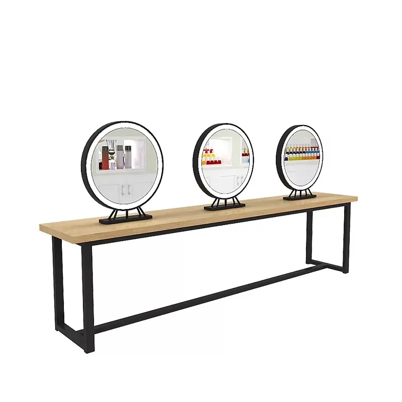 oval led mirror