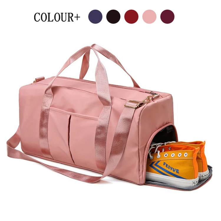 

Lulu Fitness Bag Wholesale Dry and Wet Separation Sports Men and Women Yoga Large Capacity Travel Bag Travel Bag Shoe Position