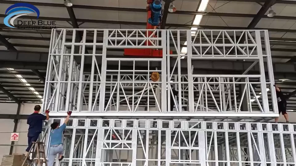 Deepblue Smarthouse Light Gauge Steel Framing House Kits Prefab Homes