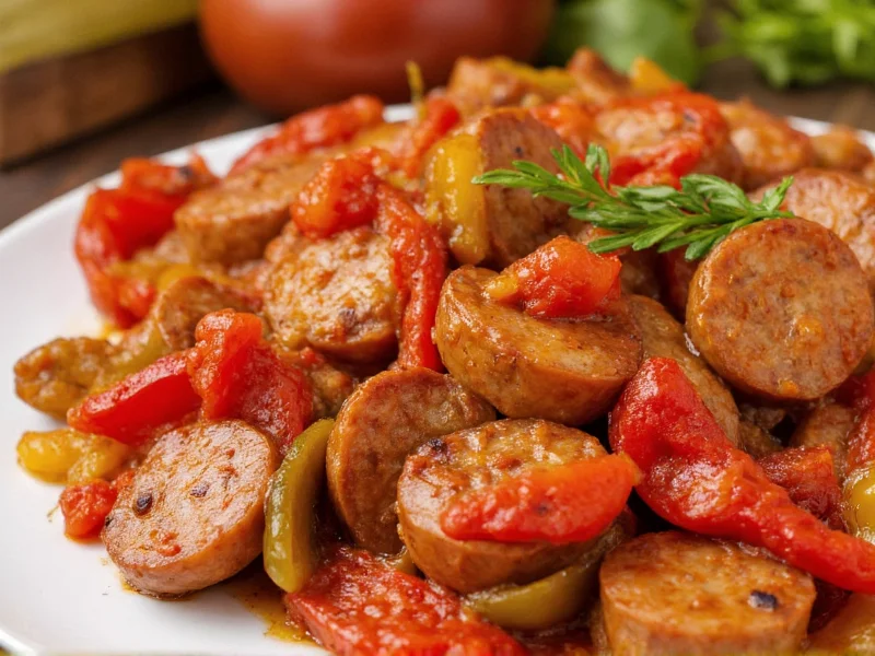 Authentic Sausage and Peppers Recipe in 45 Minutes