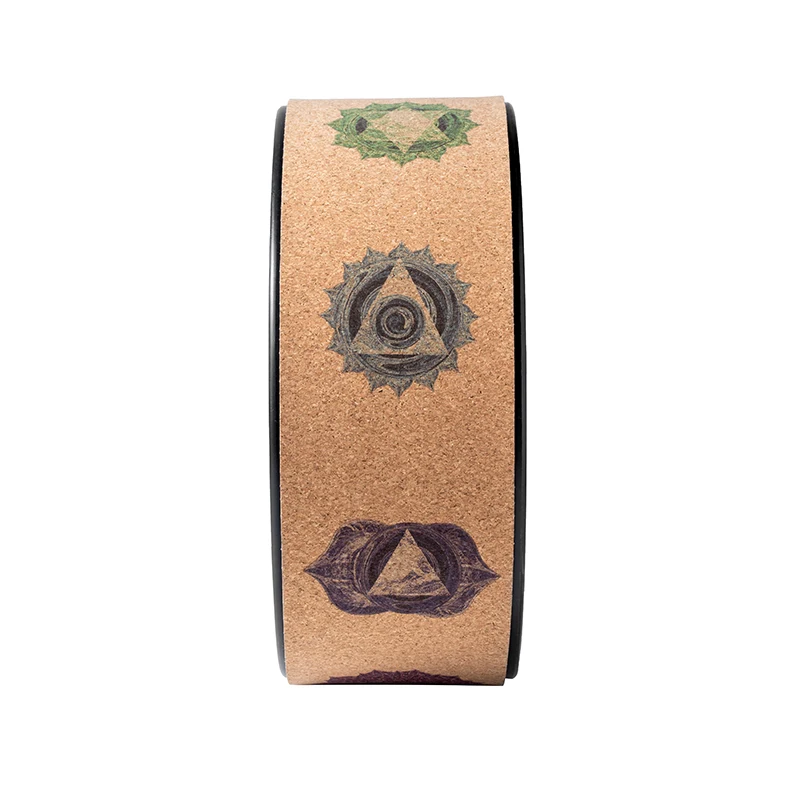 

High Quality Eco-friendly Chirp Fitness Cork Yoga Wheel With Instructions