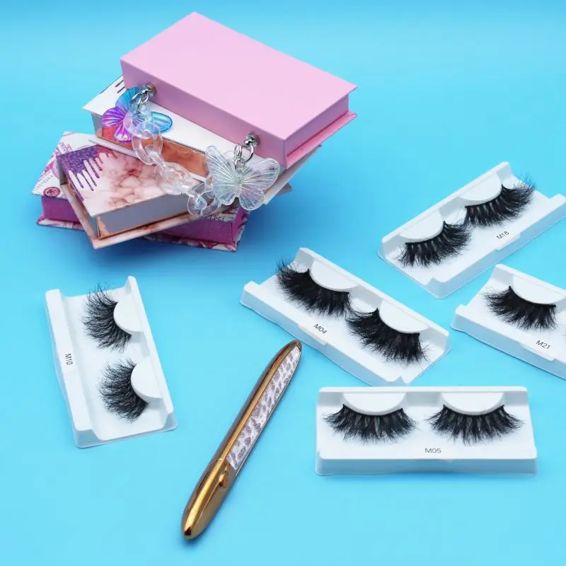 

packaging box private label 3d eyelashes wholesale top trending 5d 25mm mink eyelash vendor, Natural black