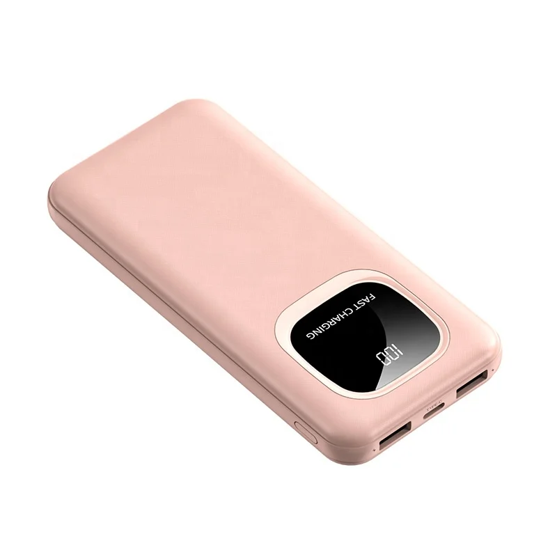 

10000mah 20000mah Power Bank Pink Green White Powerbanks Wedding Gifts Mobile Charger Support Private Label, Black, white, green, pink