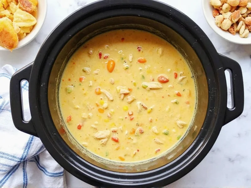 Perfect Slow Cooker Creamy Chicken Soup Recipe