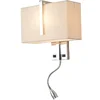 2019 creative fabric shade bedroom E27 led usb wall lamp fixture mounted light for living room