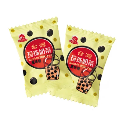 
wholesale soft candy Pearl milk tea candy gummy sweets (Vegetarians can eat) 