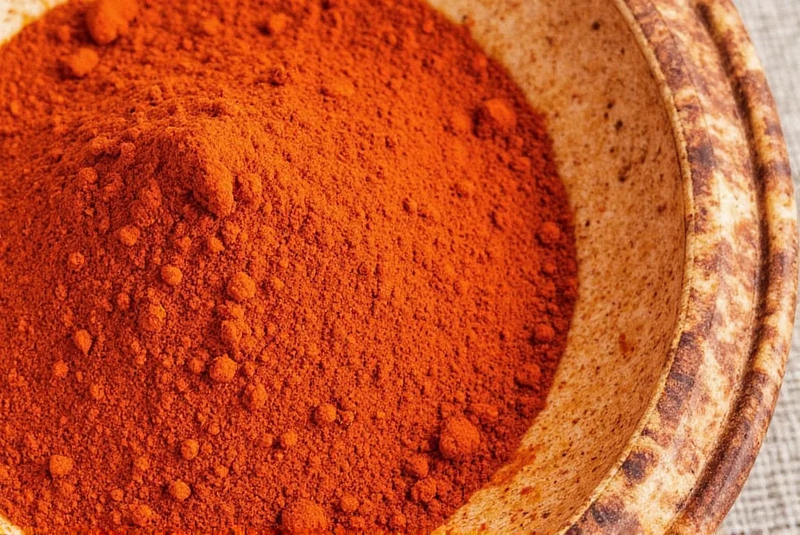 Spice shelves with various chili powders