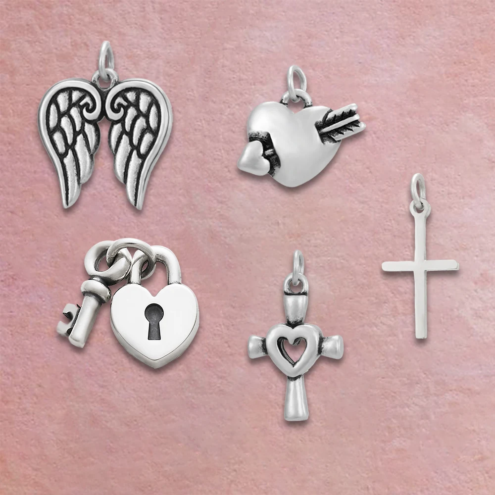 eManco Love Heart Arrow Charms