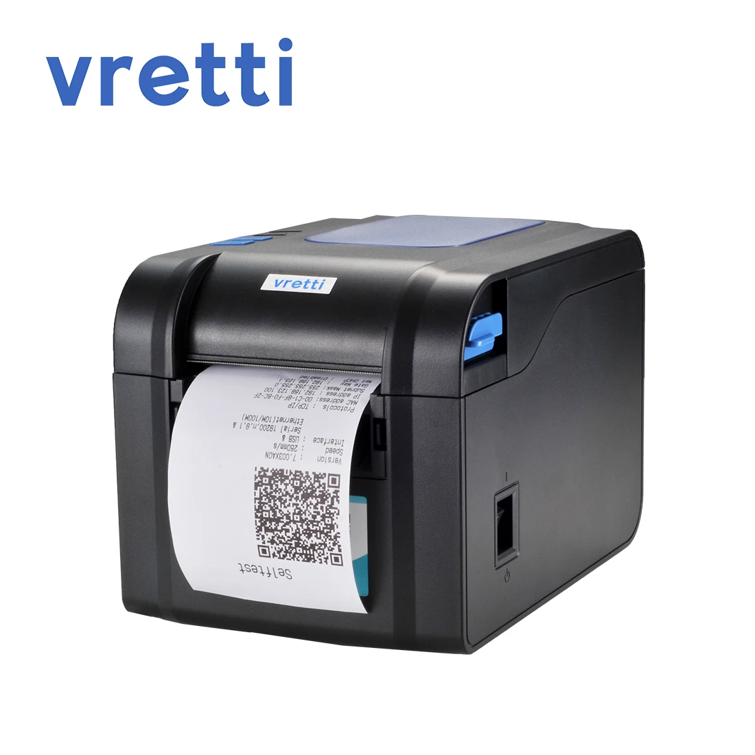 

Wholesale Dc 24V/2.5A Thermal Paper 80Mm Thermal Barcode Label Printer For Express Or Store