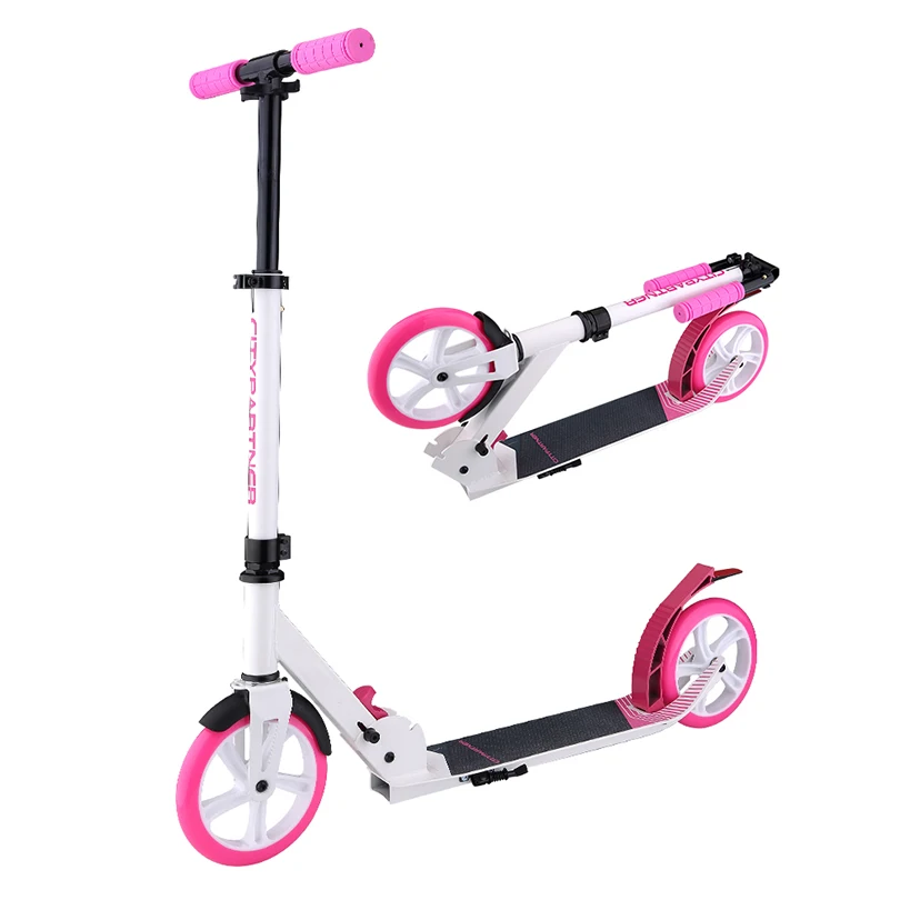

High quality big wheel 2 wheel rock board kick scooter for adults