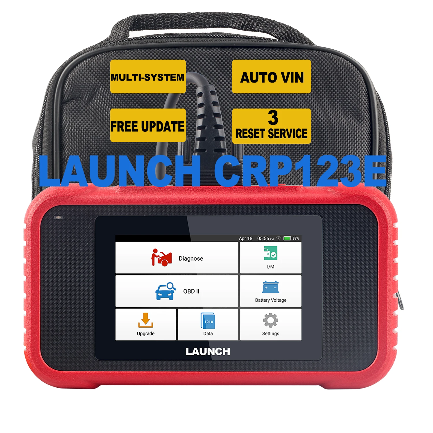 

2024 Newest Elite Launch CRP123E V2.0 Four System Obd2 Scanner Eng/Abs/Srs/At Diagnostic Tool Universal Free Update For All Cars