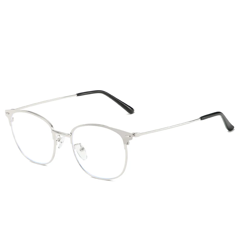 

Factory price custom art retro round frame glasses anti blue light glasses, 5colors