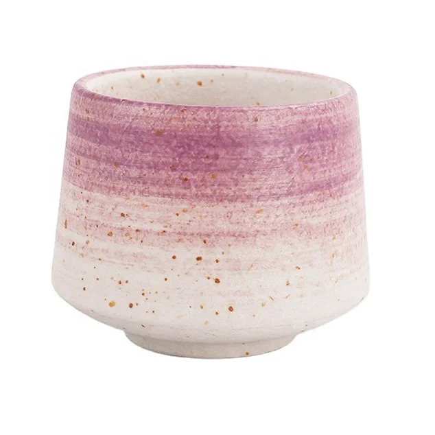 

Small Pink Water Tea Cup Stoneware Ceramic Cup Chinese Kungfu Cup
