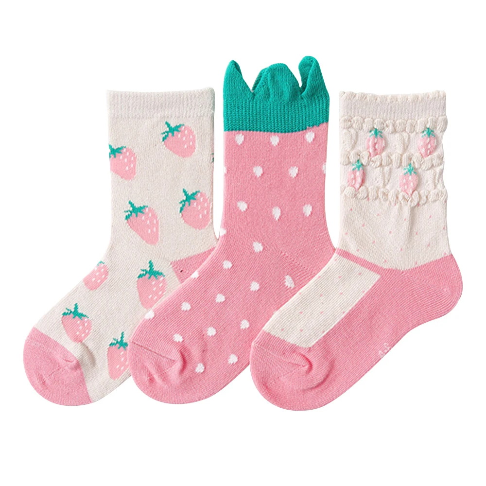

Wholesale 3 Pack Baby Kids Soft Cotton Cartoon Funny Socks