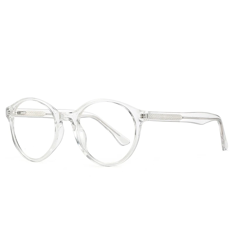 

Blue Light Blocking Fashion Custom Logo Frames Optical Clear Glasses, Shown