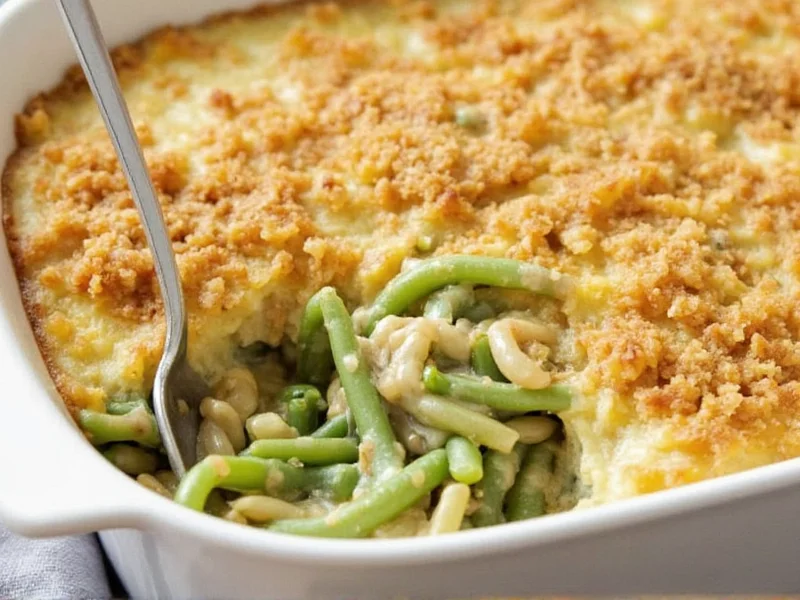 green bean casserole without mushroom soup