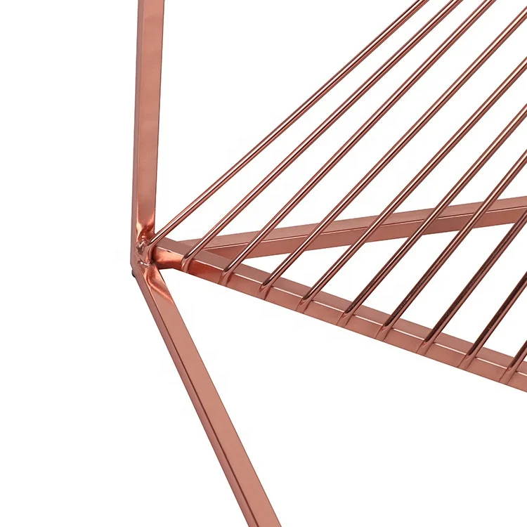 
Rose Golden Innovative Side Tea Coffee Table Indoor and Outdoor Furniture 