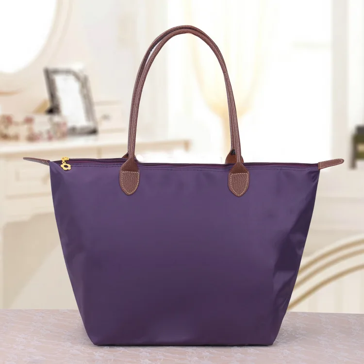

Nylon Foldable Customized Shopping Bag water proof designer handbags famous brands
