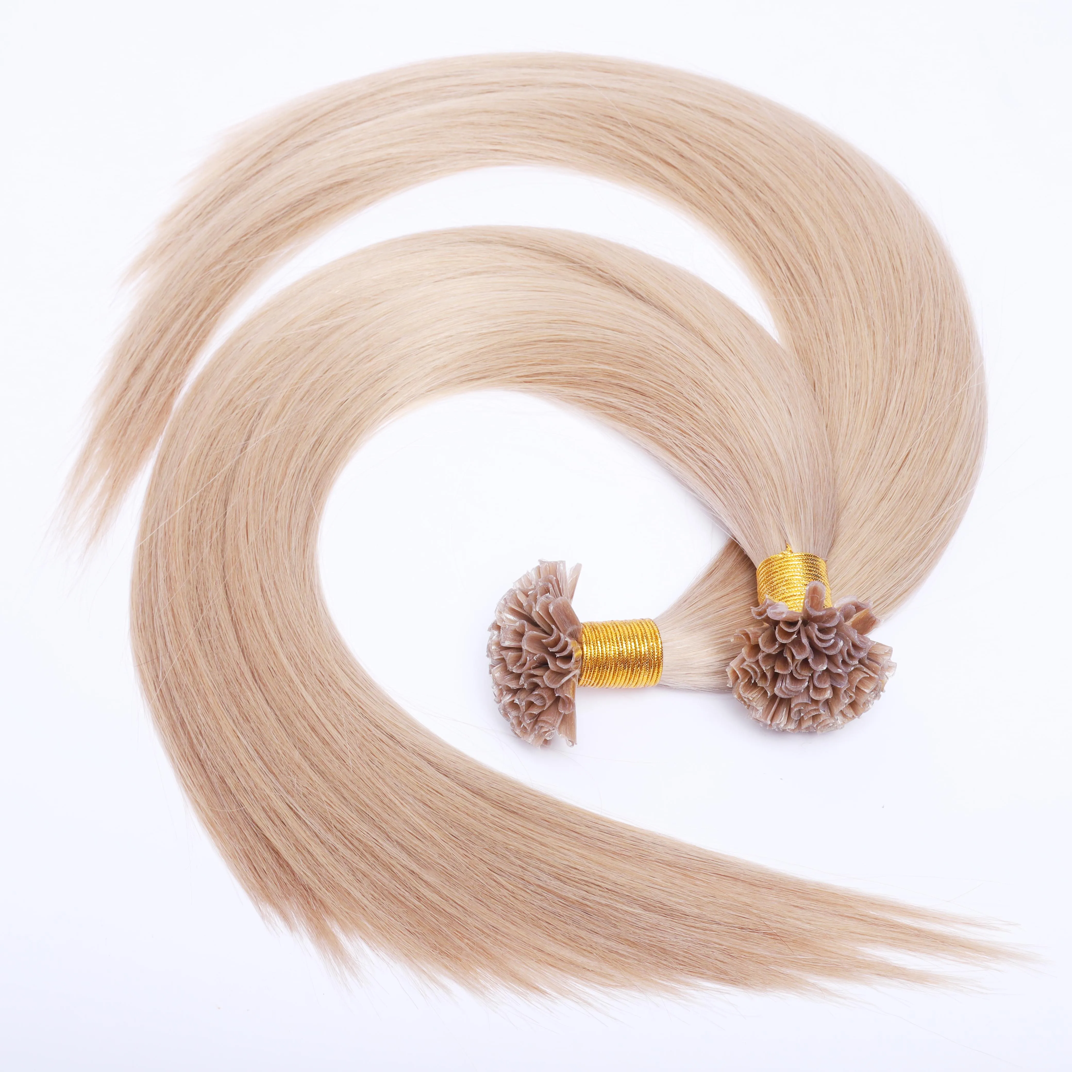 

Wholesale Natural Keratin Humano Cheveux 100% Remy Human Hair Cuticle Aligned Hair Double Drawn U Tip Hair Extension