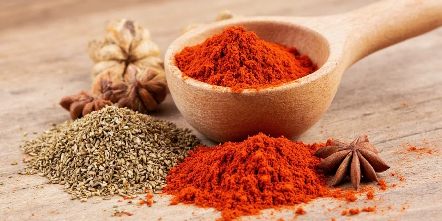 Chicken enjoying a sprinkle of herbs