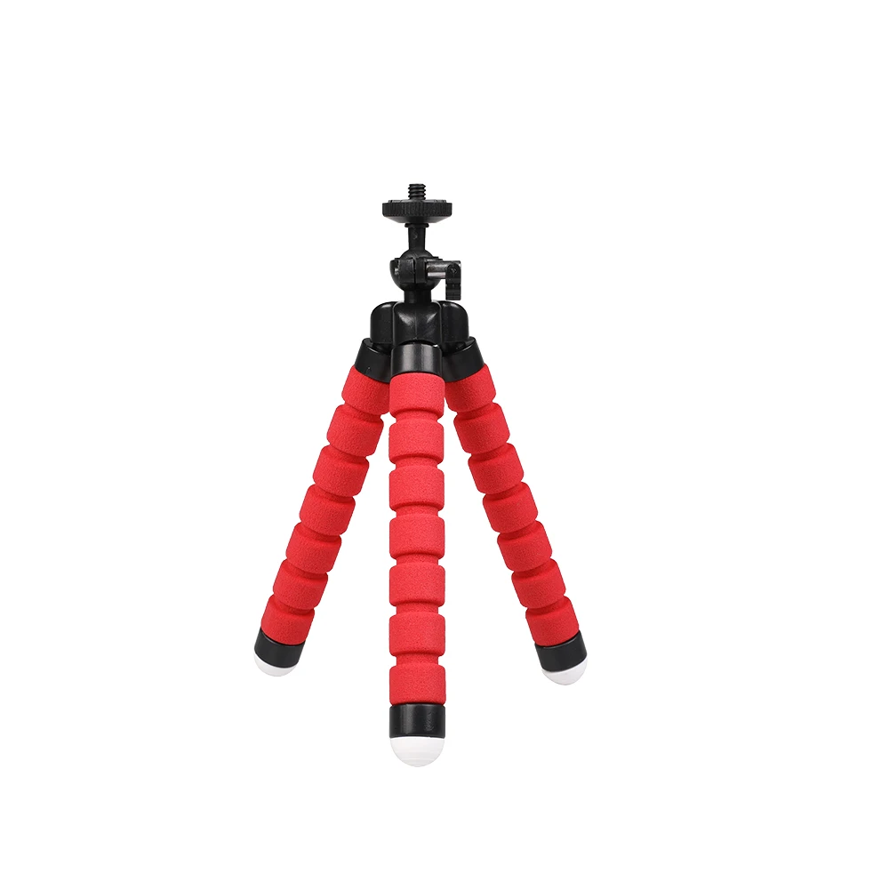 

Red Mini Flexible Sponge Octopus Phone Tripod for Cell Phone Cellphone