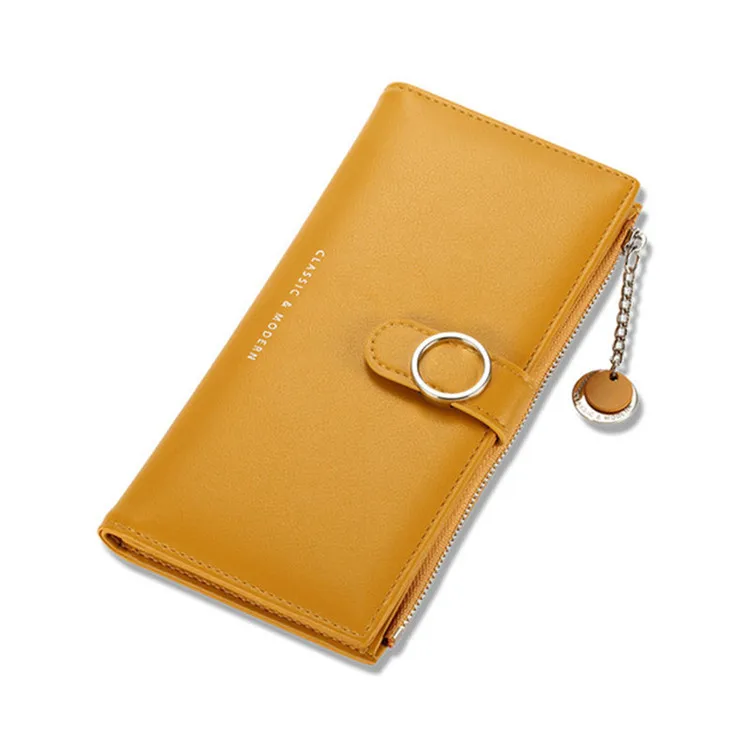 

Manufacturer wholesale custom logo different colors PU women fashionable purse wallet, Multi